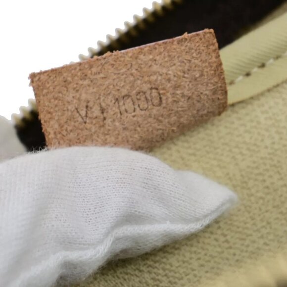 LOUIS VUITTON LV Logo Deauville Hand Bag Monogram Leather Brown M47270 77ED252 - Picture 5 of 16